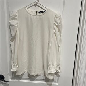 Sugarlips Cream Puff Sleeve Blouse